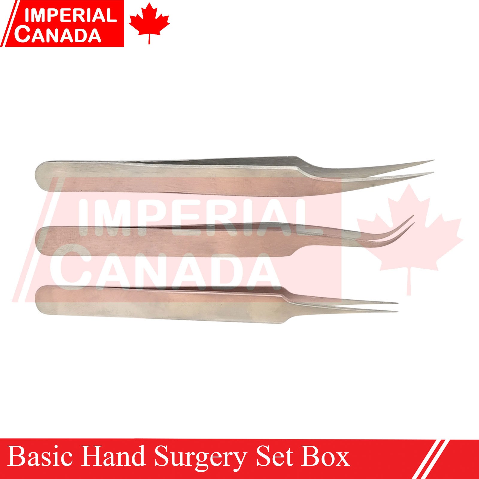 Basic Hand Surgery Set Box Dissecting Micro Scissors Skin Retractor Twee DS-2375