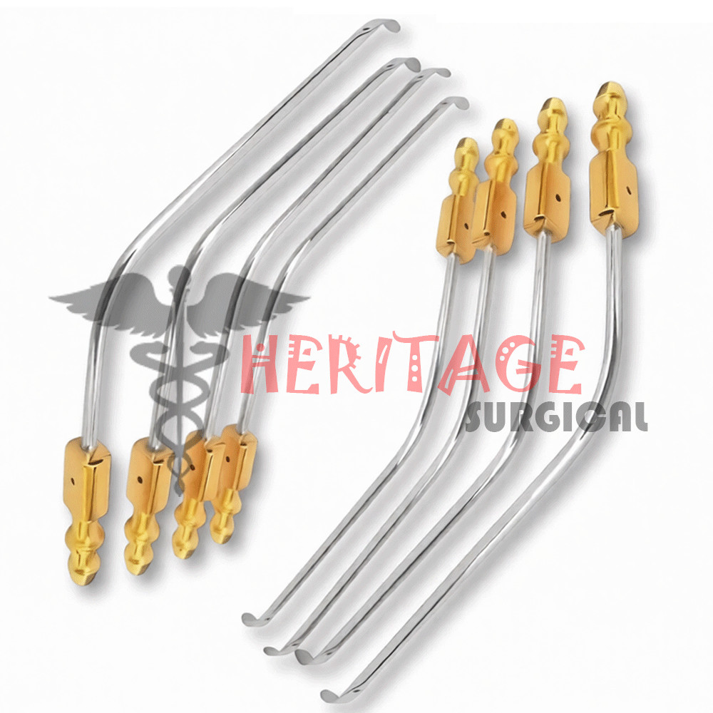 21.5cm Love Nerve Root Retractor with Suction Tube Professional Neuro Spine