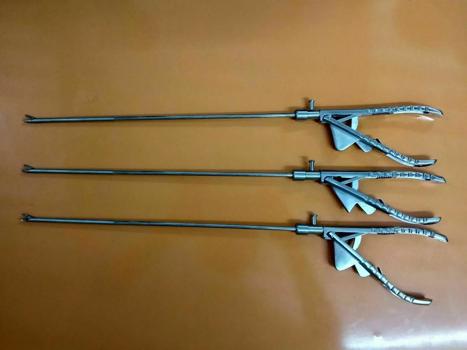 SS Laparoscopic Needle Holder Driver Straight Curve Left & Right Jaw Forcep 5mm