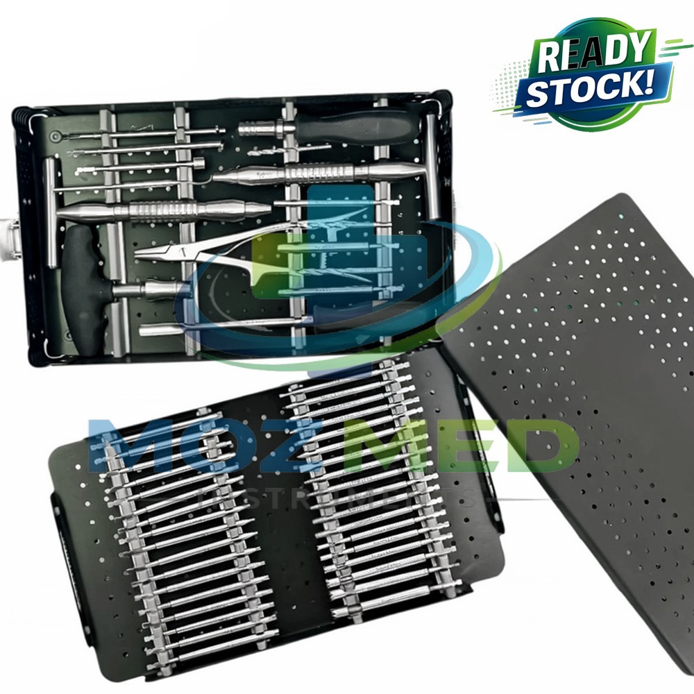 Broken Screw Removal Set Screw Extraction Surgical Instruments Ortho With Box