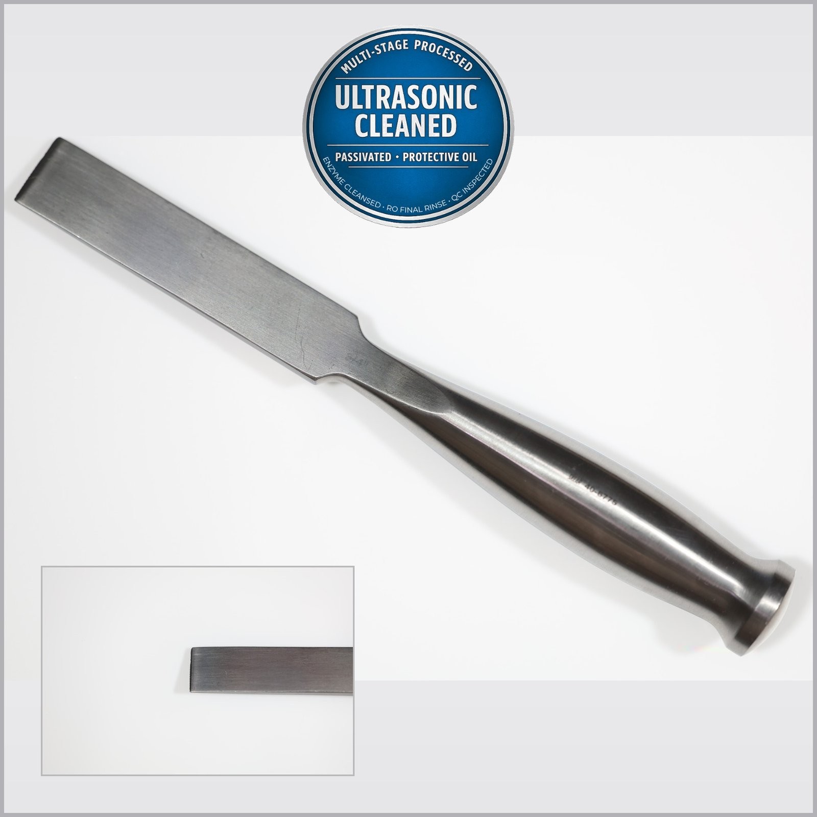 Sklar 40-6775 Smith-Peterson Osteotome, Straight, 19mm Wide Blade, 8in