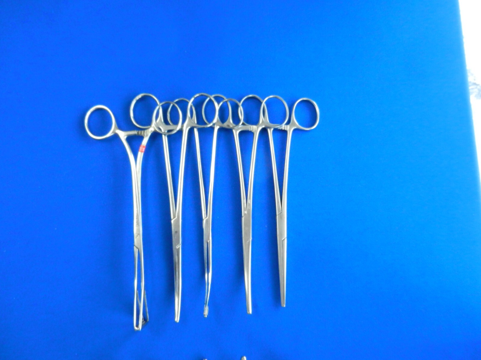 E555 Aesculap Pilling Jarit Lot of 10 Forceps Approx. 19.5-22cm Length