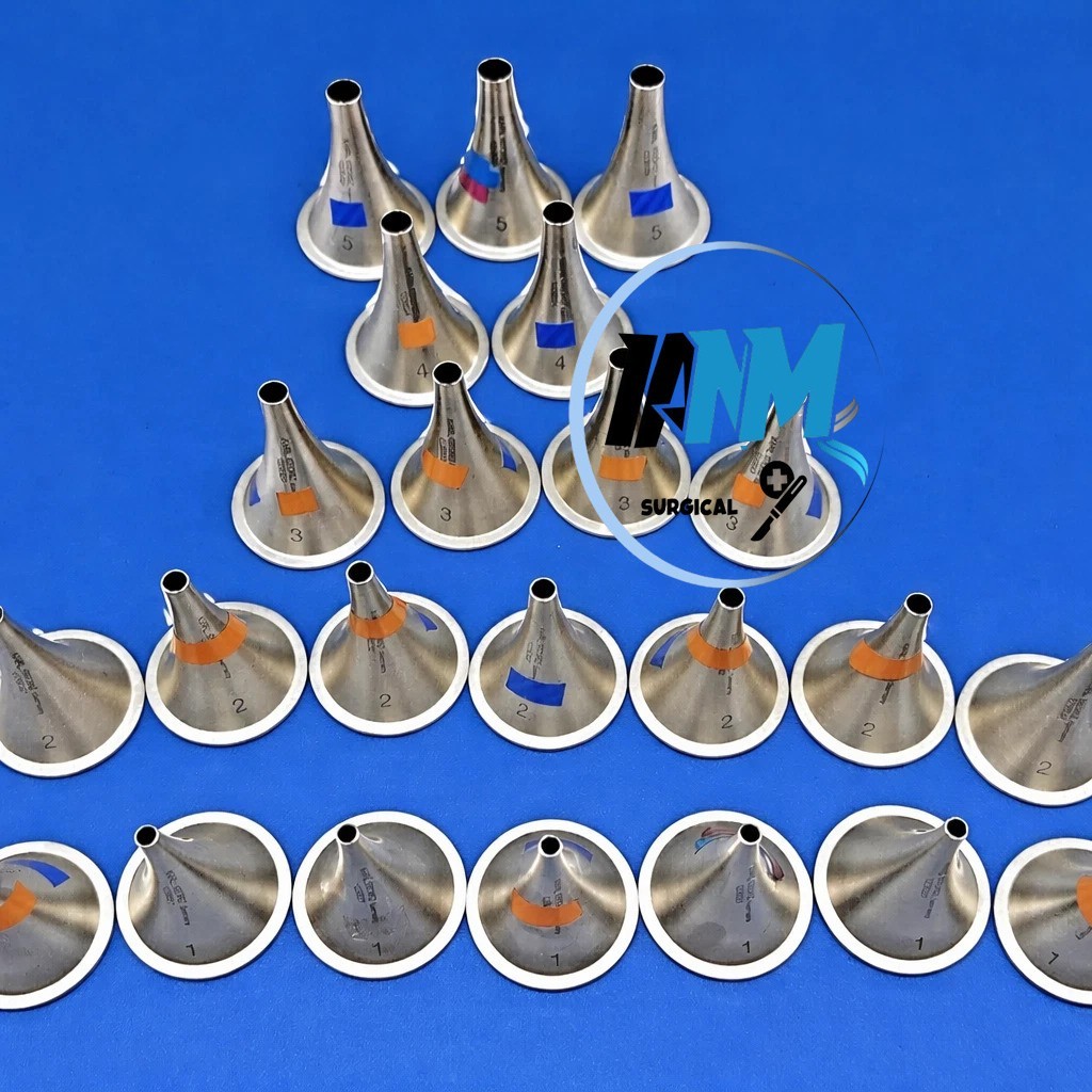 Karl Storz Farrier Ear Speculum New Set of 26 Various Sizes 1 to 5 mm
