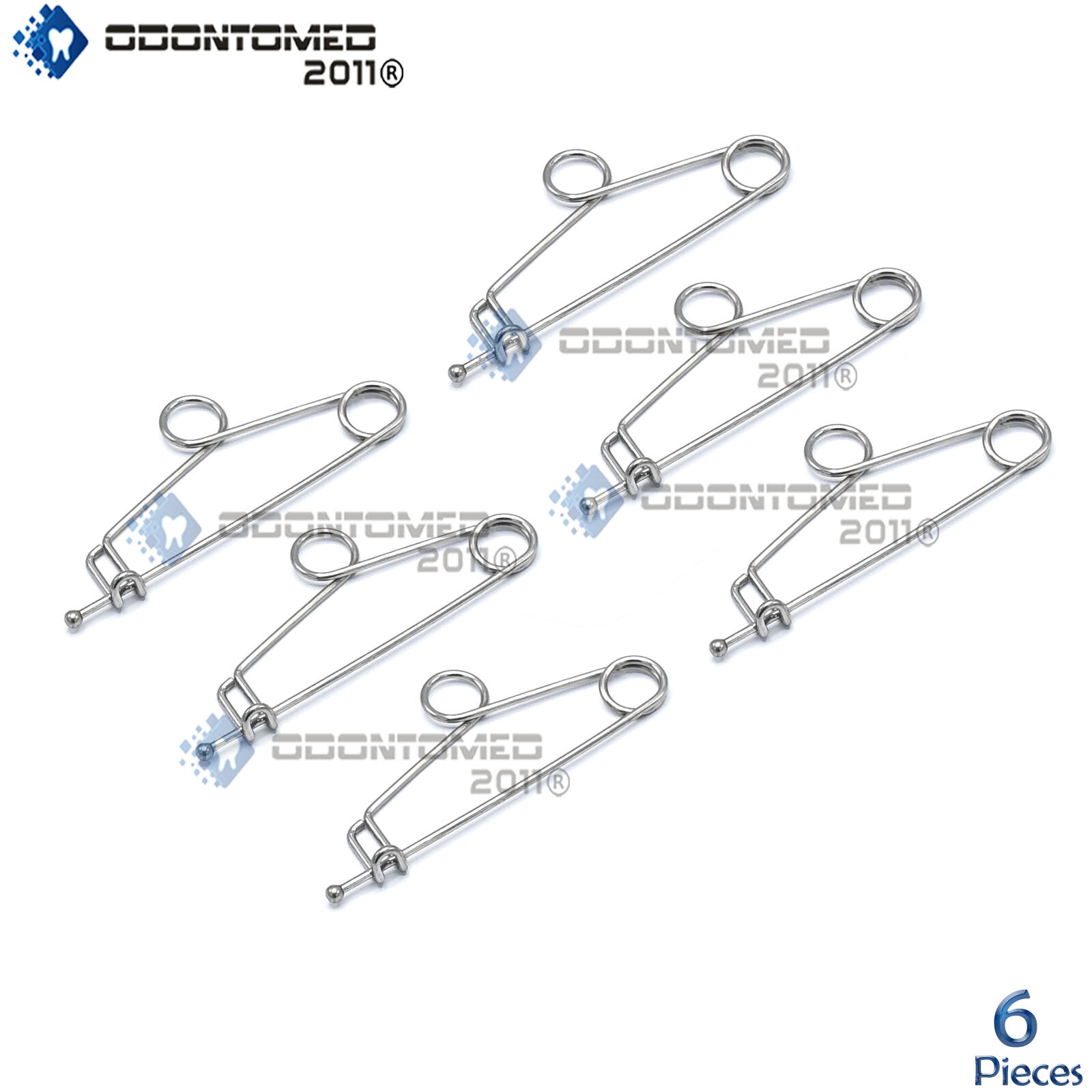 Mayo Instruments Holder Safety Pin Surgical Medical Instruments Holder 6 Pcs