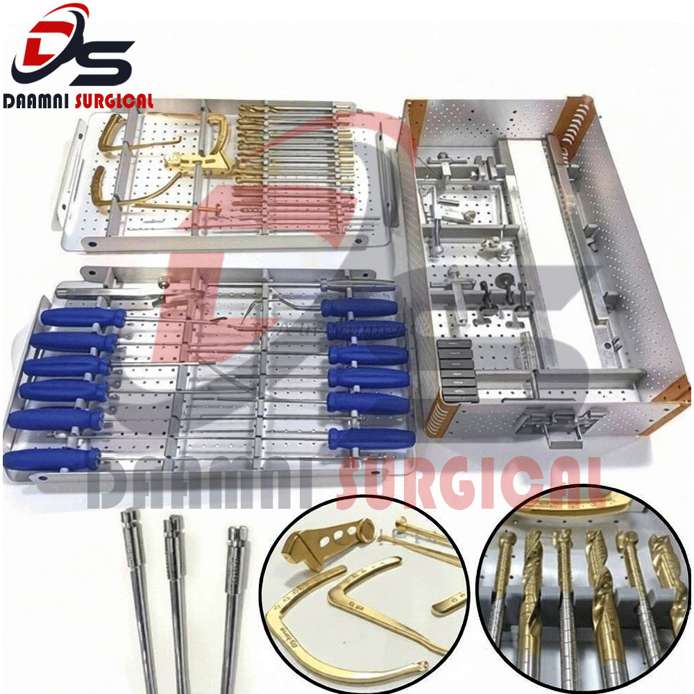 ACL PCL Knee Arthroscopy Surgery Instruments Set Of 48 Pcs A+ Quality