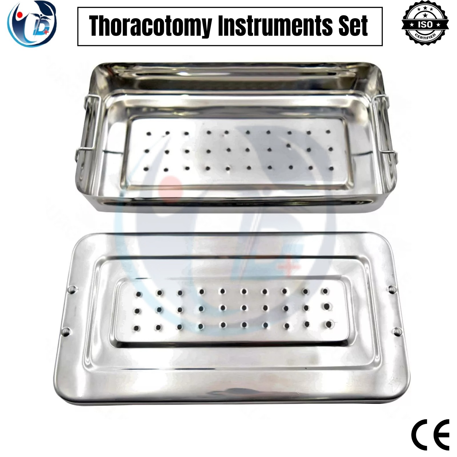 Thoracotomy Surgical Instrument Set Premium | Complete Kit Chest Surgery + Box