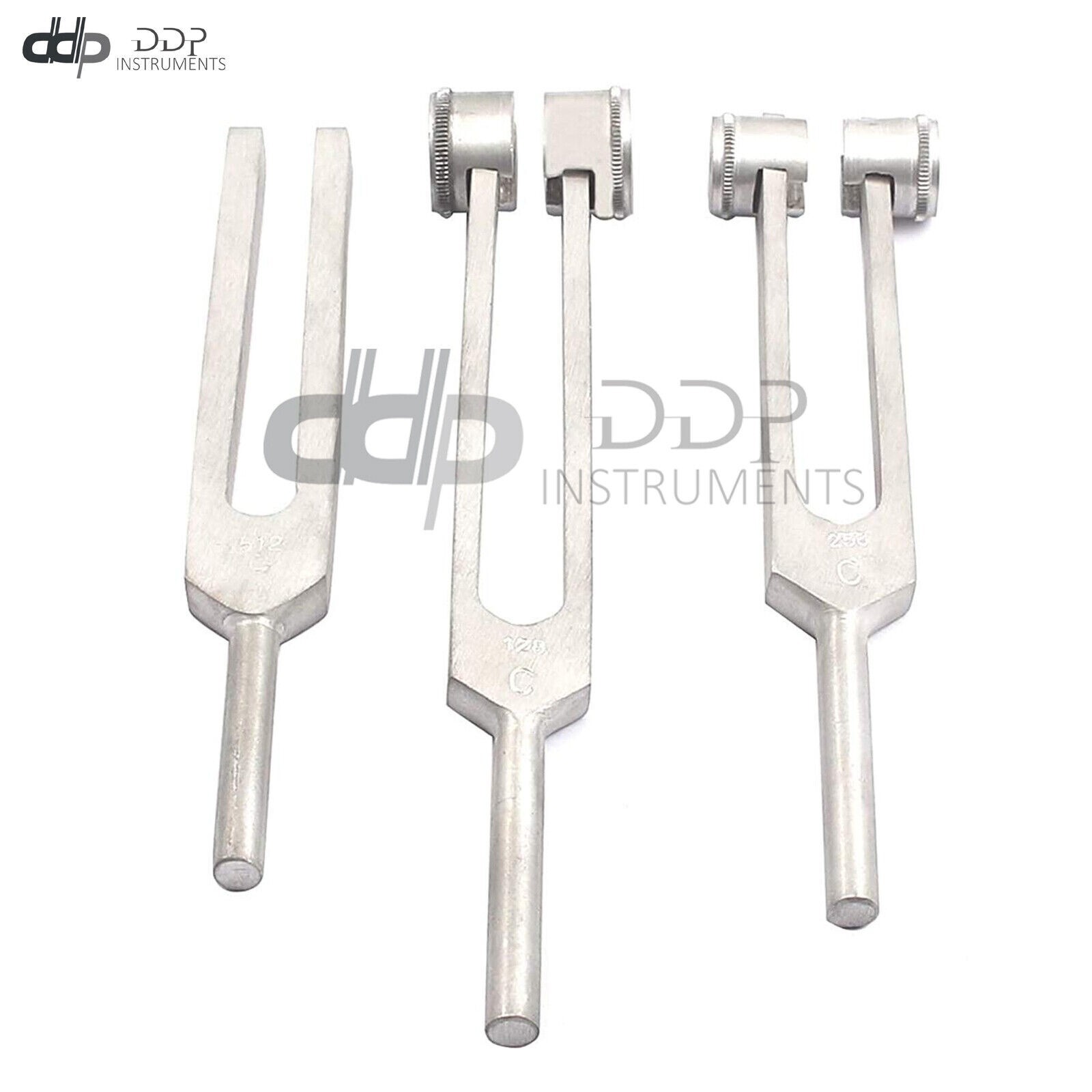 Set of 3 Aluminum Tuning Forks C 128 256 512 Surgical Diagnostic Instruments