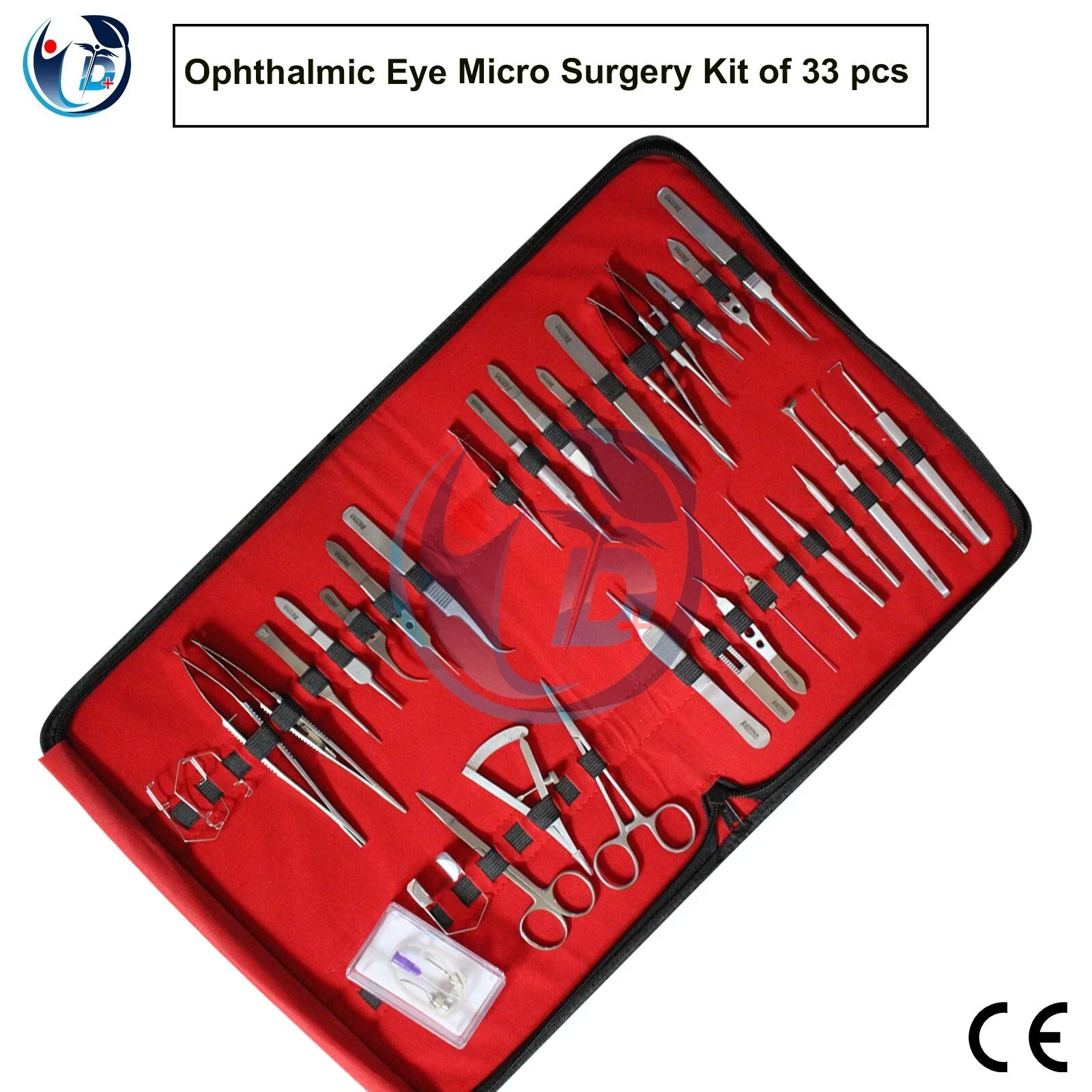 Ophthalmic Eye Micro Surgery Kit of 33 pcs Surgical Instruments SET Kit