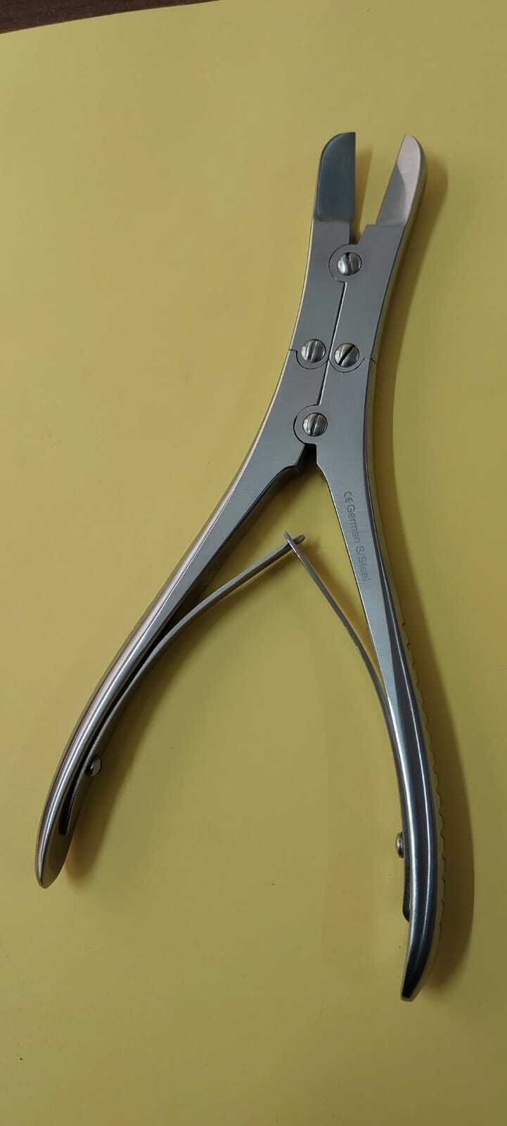 Bone Cutter 9″ Curved Double Action High Quality Surgical instrument Ortho Neuro