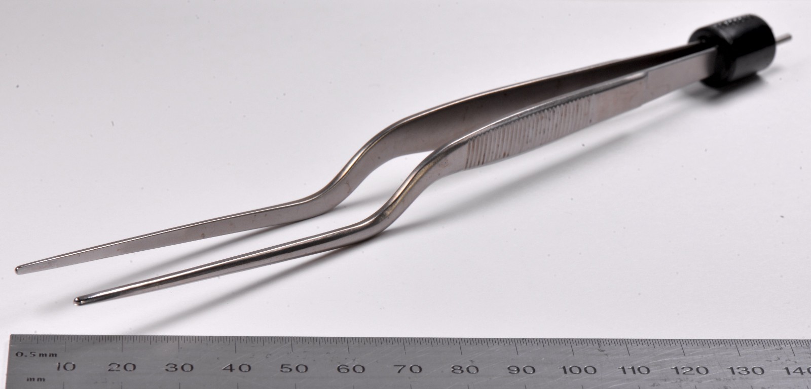 Symmetry SSI #08-0089 Bayonet Bipolar Forceps 7¾” Surgical 1.5mm Tips