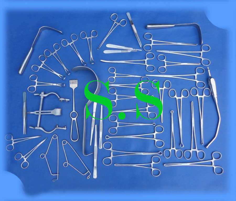 BASIC MAJOR GENERAL SET SURGICAL INSTRUMENTS DS-1021