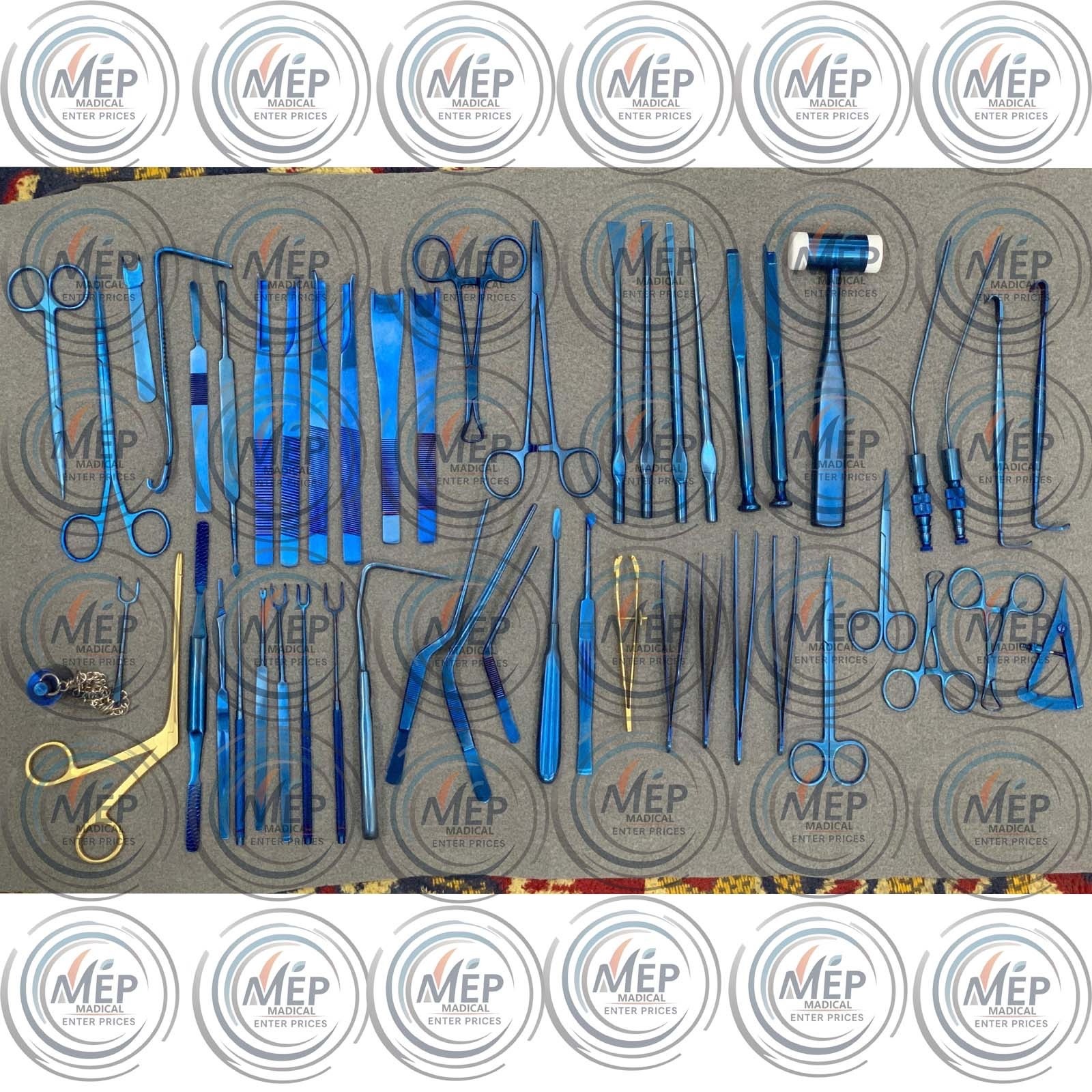 Rhinoplasty Surgical Instrument Set 50pcs Nose Surgery German Stainless Steel