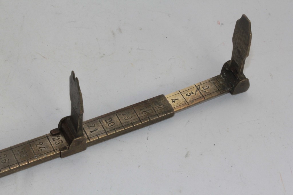 Brass Pedimeter Instrument Measuring Foot Size Shoemaker (56699)