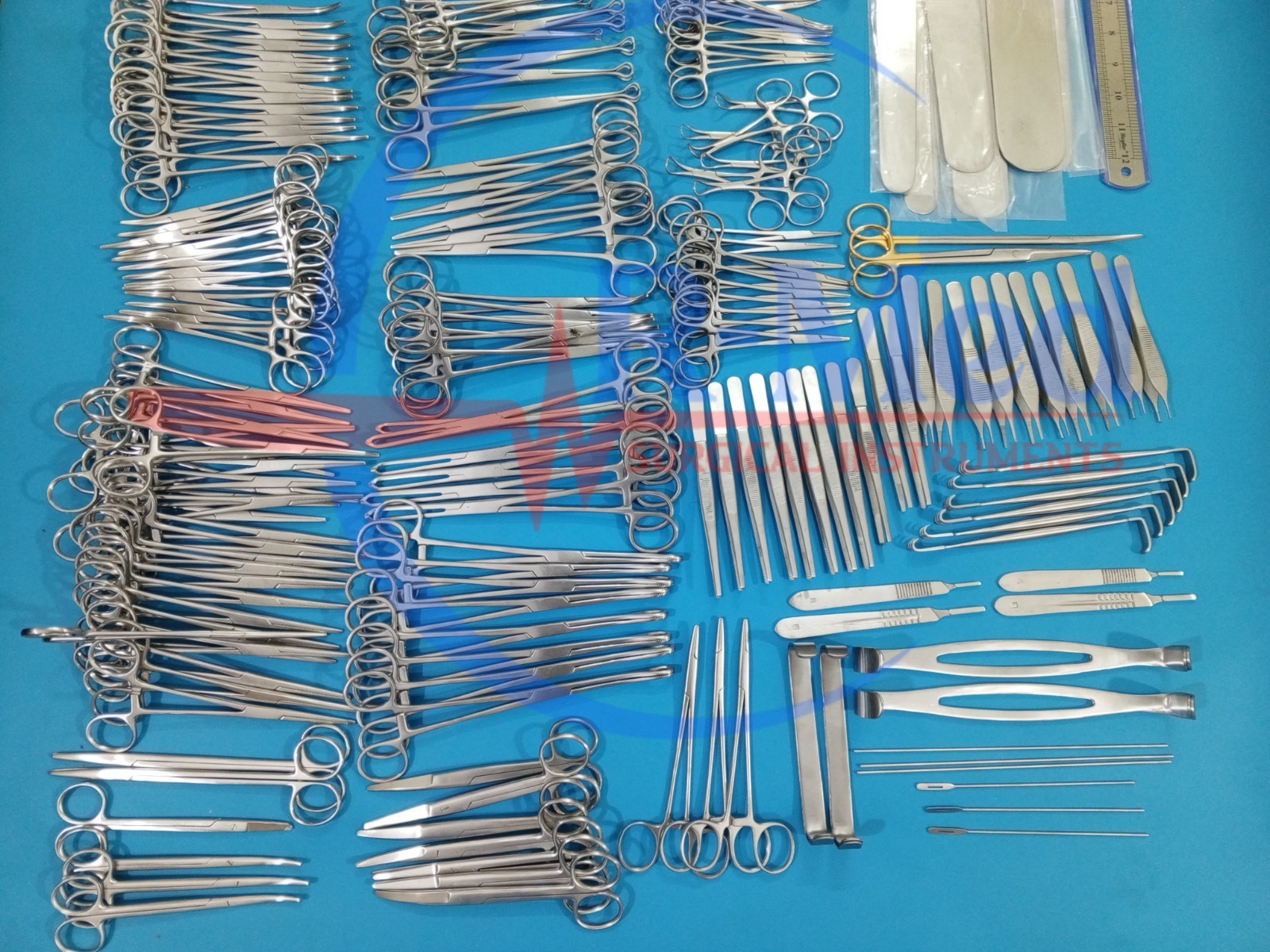 197 PCs Laparotomy Surgery Set Surgical Premium Quality Instruments