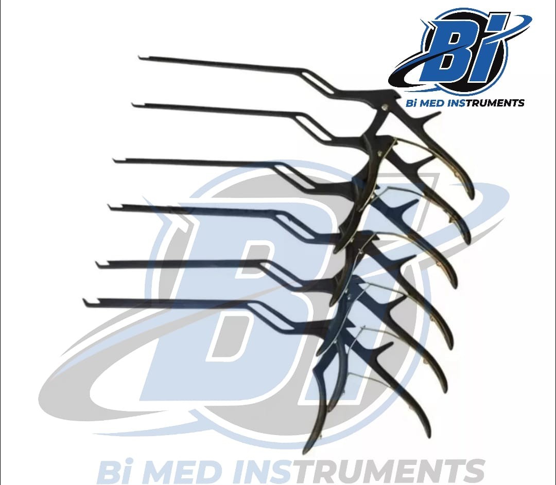 Kerrison Bayonet Bone Spine Rongeur, German Orthopedic Instruments Set of 6 PCs