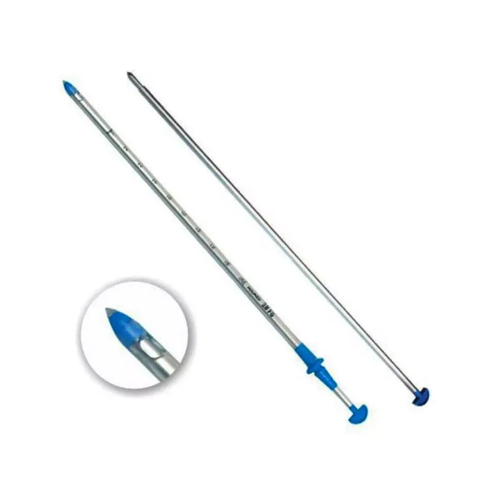 Thoracic trocar catheter for chest drainage , SET OF 5 PIECES free shipping