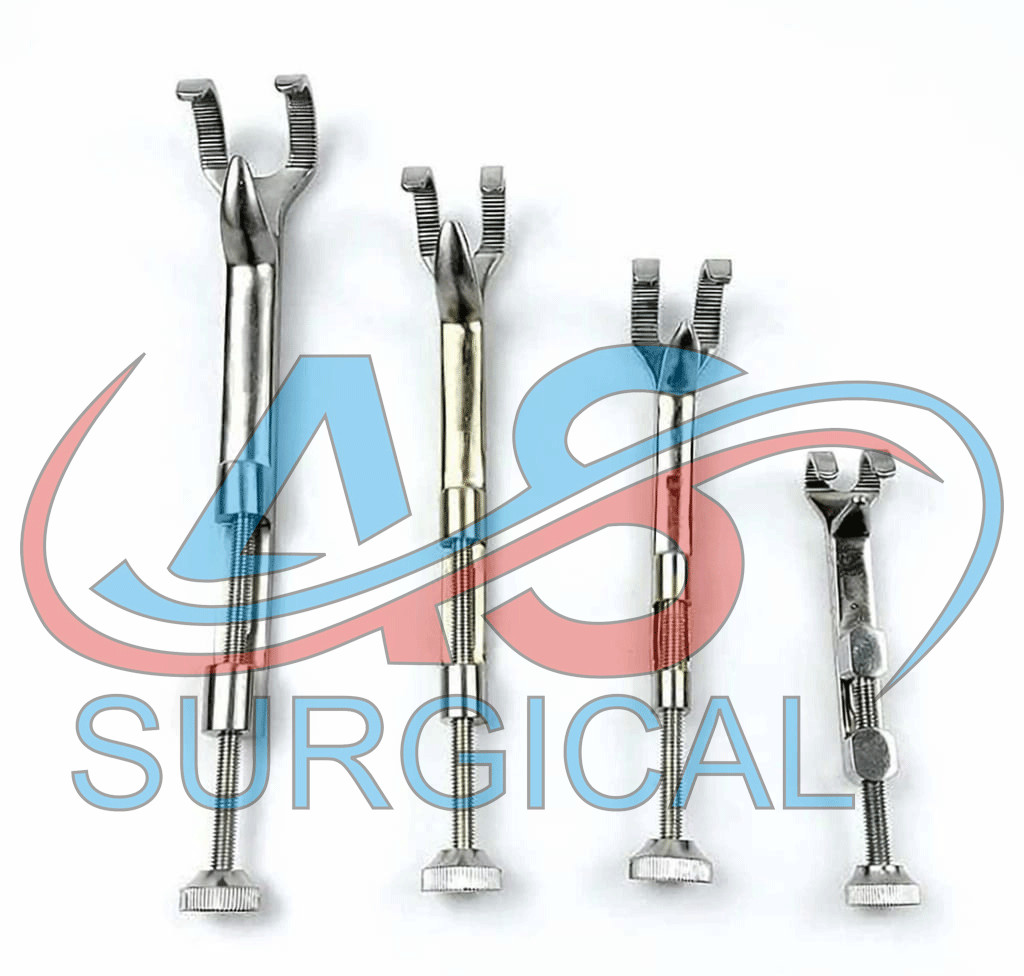 Lowman Bone Holding Clamps Forceps 4 Pcs Set Orthopedic Surgical Veterinary