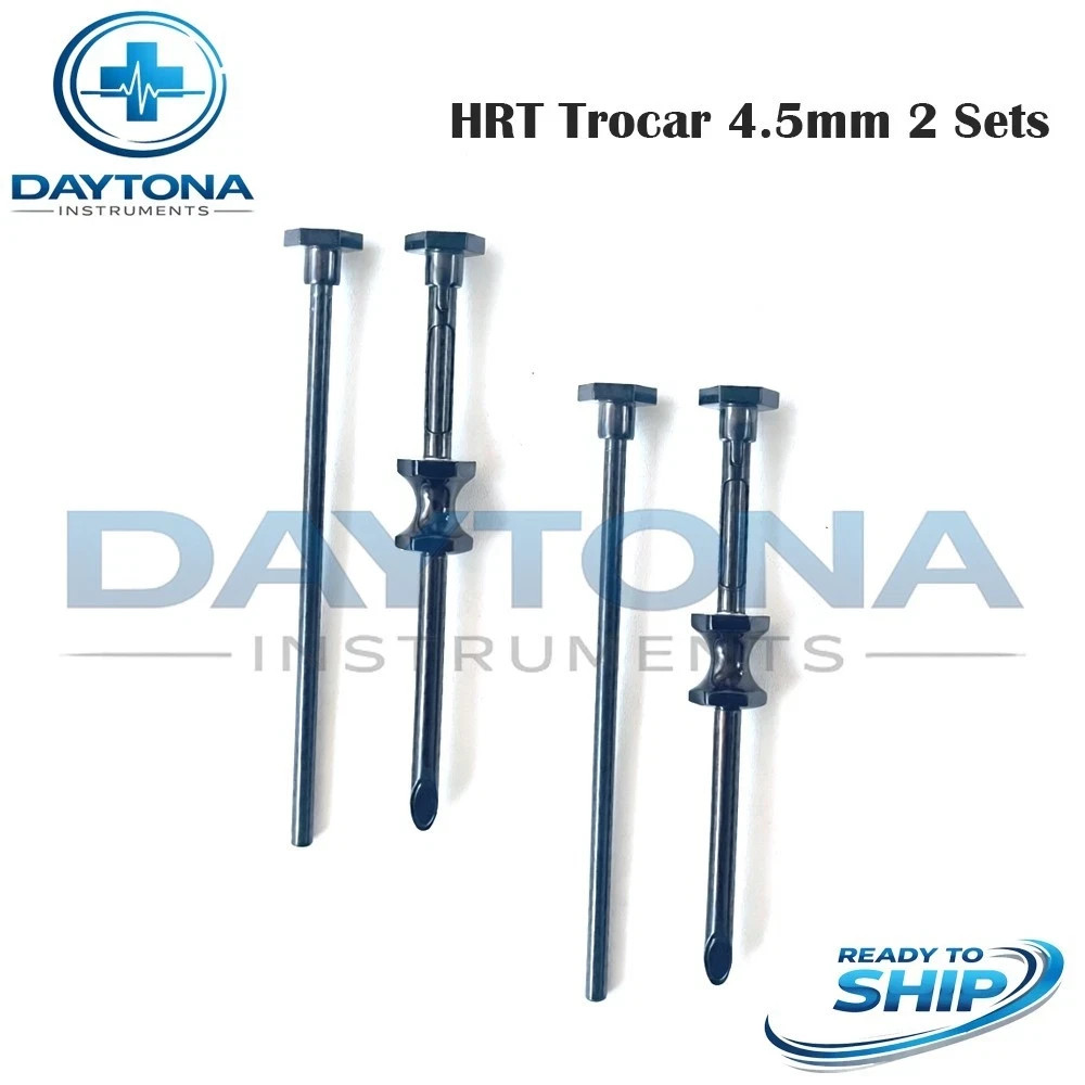 HRT Trocar 4.5mm Hormone Replacement Pellet Insertion Kit Black Coated Surgical