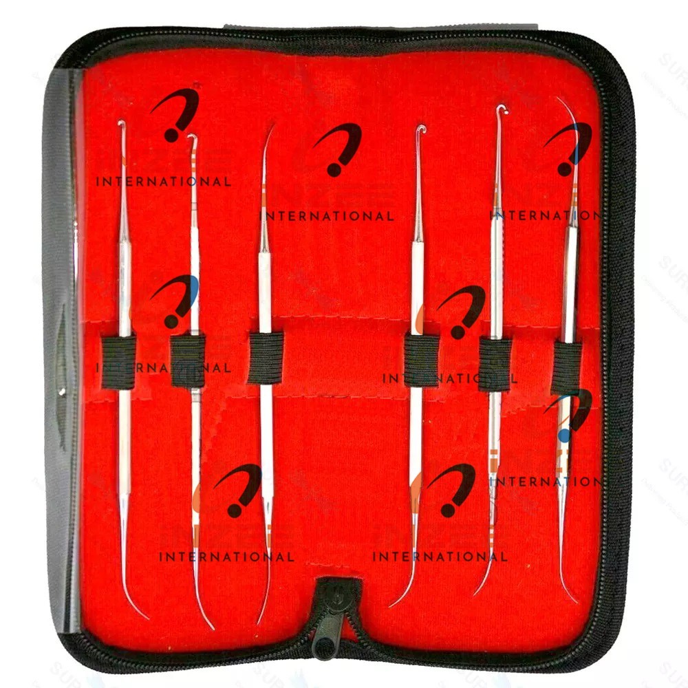 6 PSc Set Varady Phlebectomy Extractors And Skin Hooks Plastic Surgery By Inzee