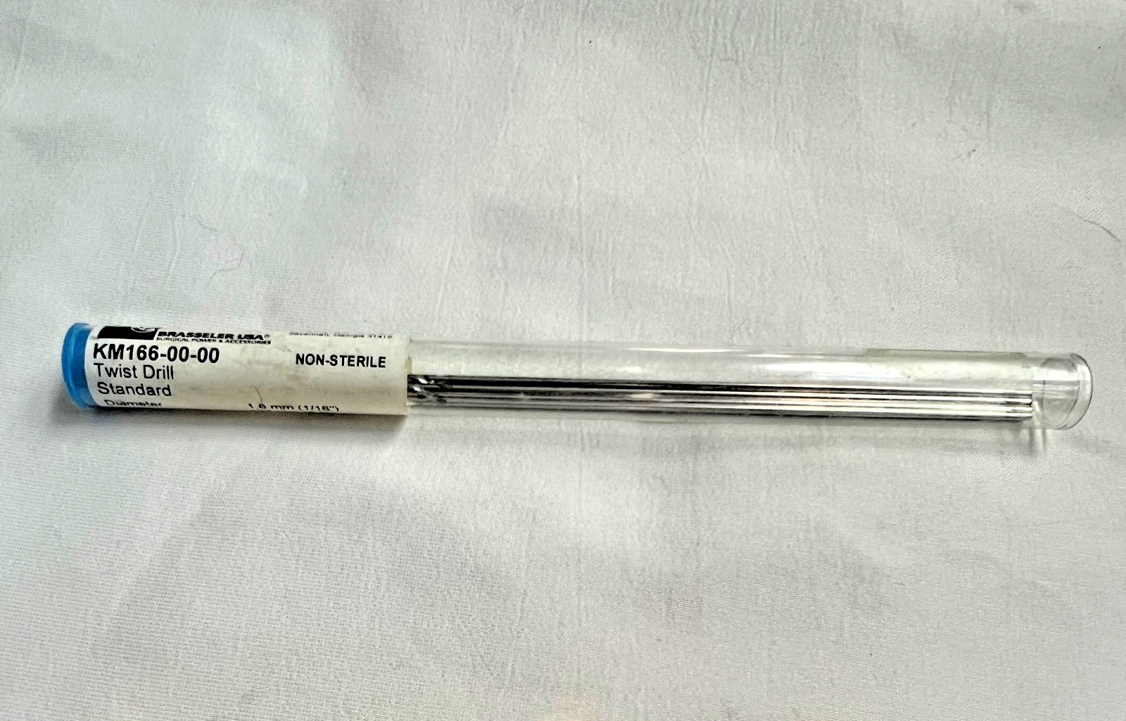 Lot Of 3 Brasseler USA Surgical KM166-00-06 Standard Twist Drill 4mm X 127mm