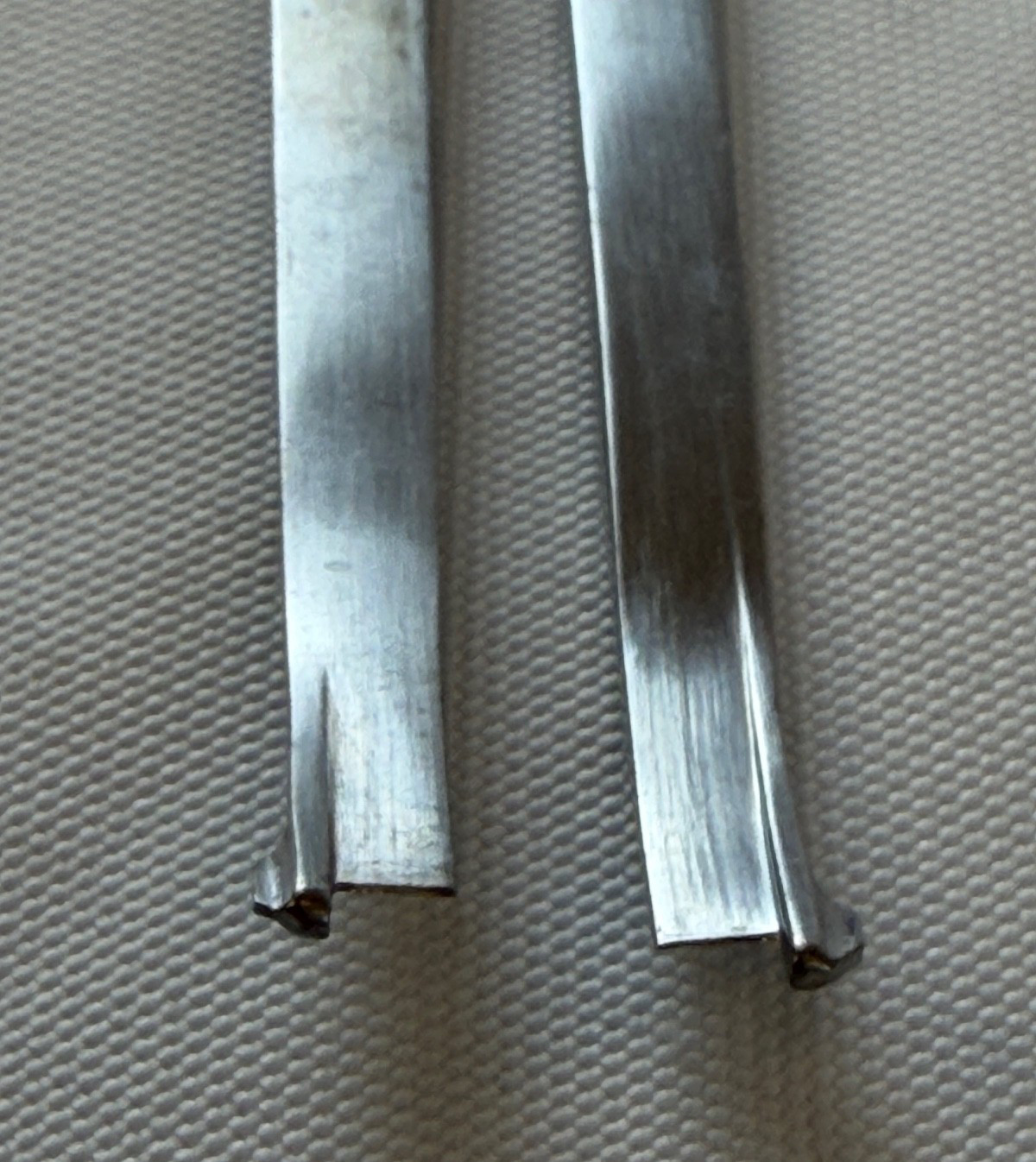 Pair of Bausch & Lomb Storz N4366 & N4367 Anderson-Neivert L&R 4mm Osteotome ENT