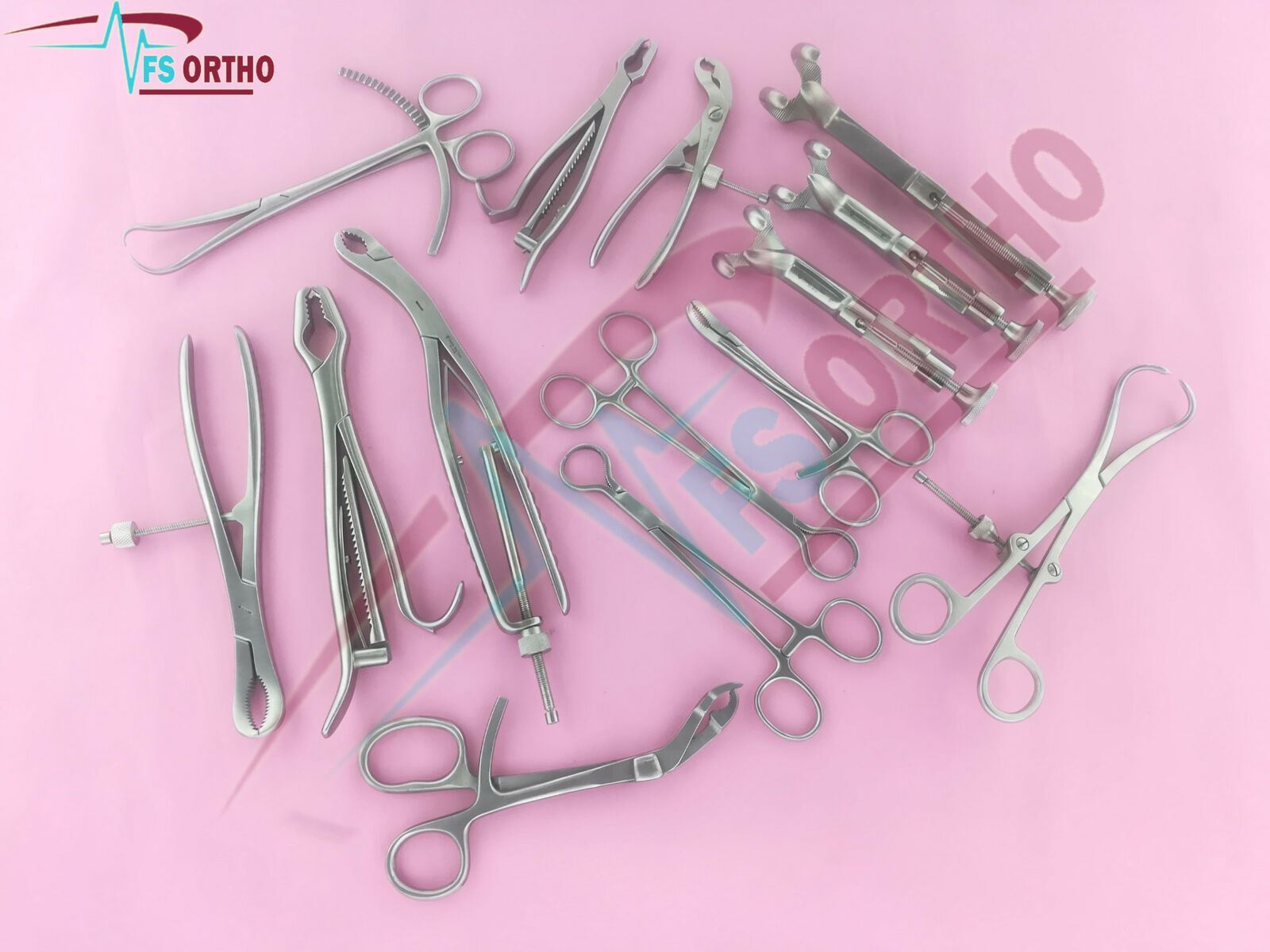 Small Bone Clamp Set Surgical Orthopedic Instruments Germany Stainless steel