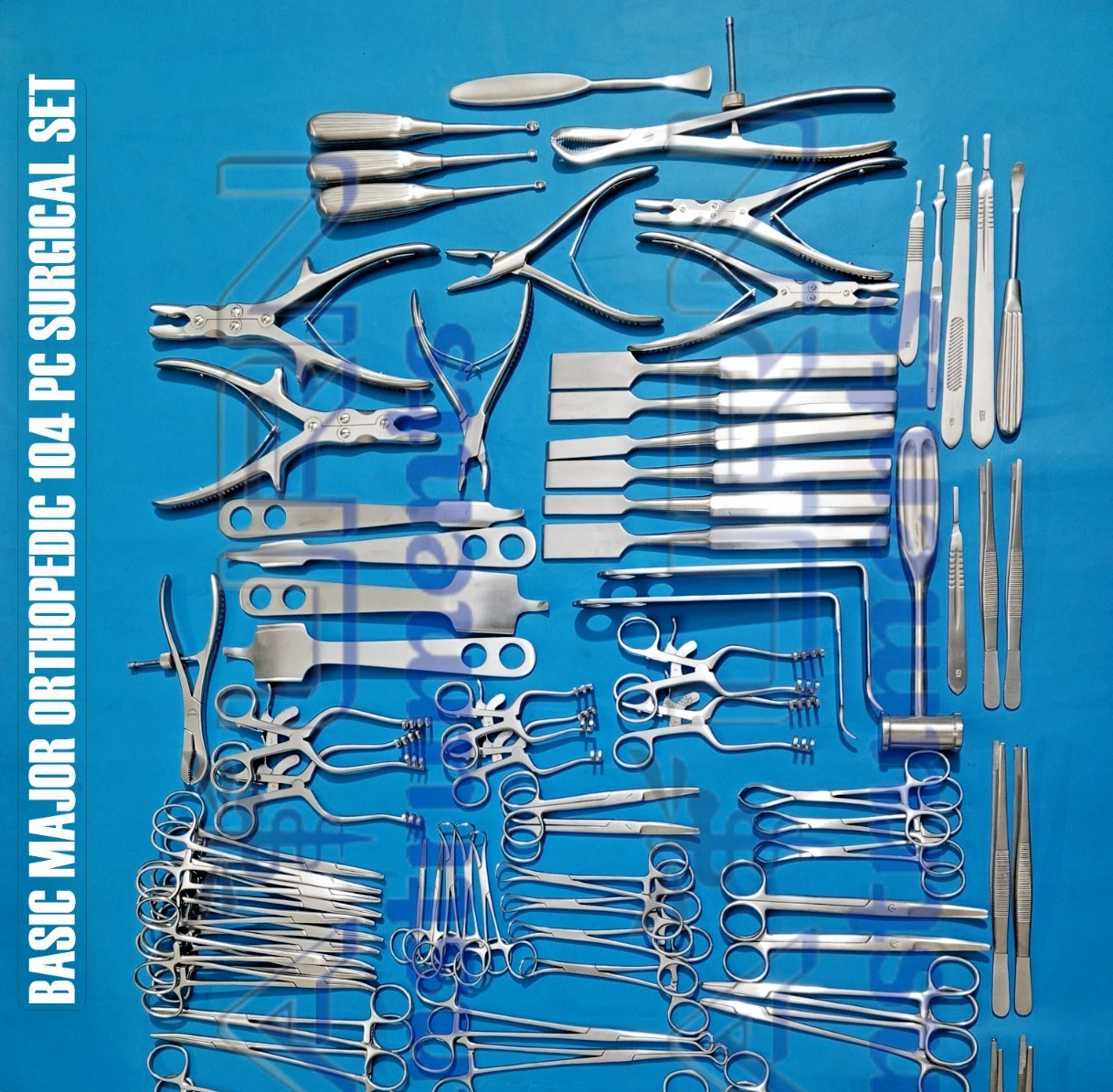 Basic Major Orthopedic Lot of 104 pcs Set Surgical Instruments By Saturn