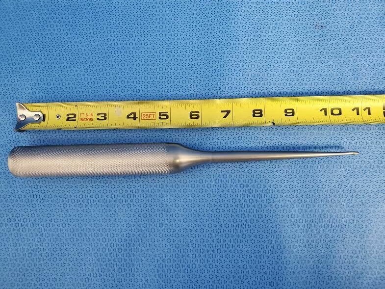 Zimmer 3610-01 Ultra-Cut Cobb Handle Brun Curette Orthopedics 3.25mm x 11″