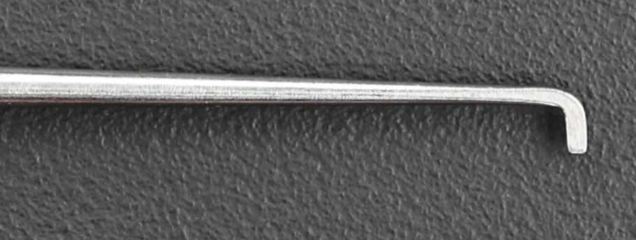 V Mueller NL2410 Dissecting Hook, Adson Blunt 5 mm Long Tip, 8″