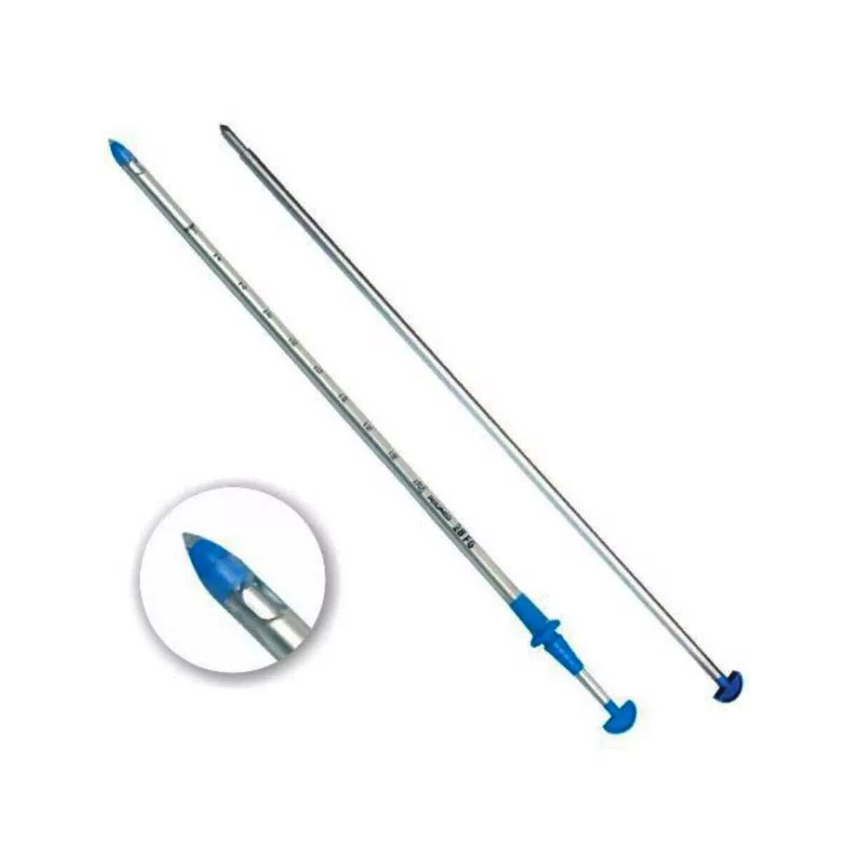 Thoracic trocar catheter for chest drainage , SET OF 5 PIECES free shipping