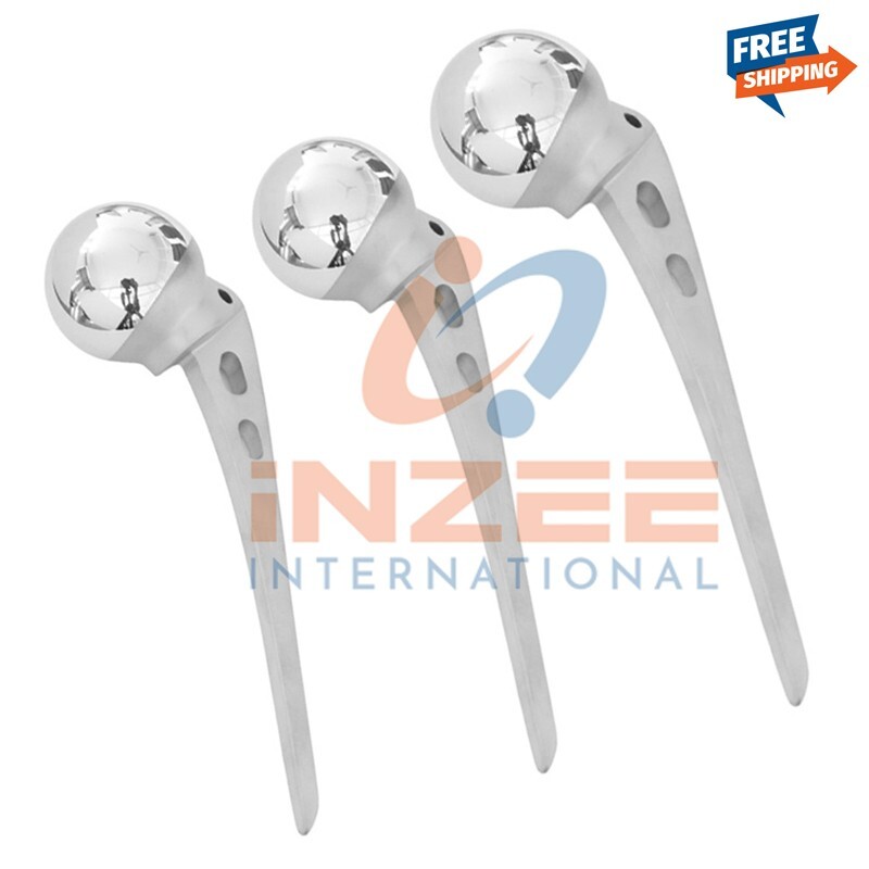 AMP Hip Prosthesis 44mm,45mm & 46mm 3 pcs lot Orthopedics instruments By Inzee