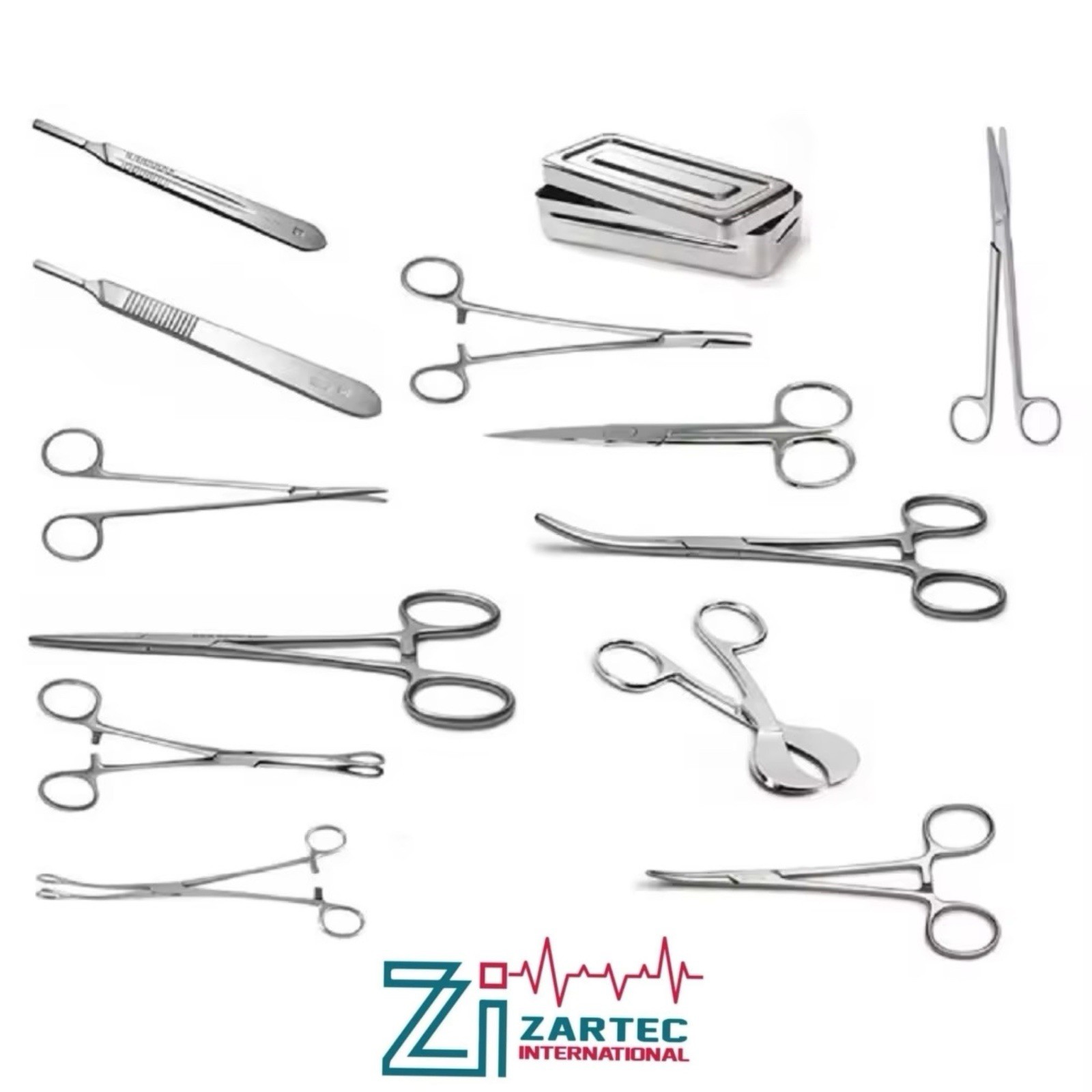 EPISIOTOMY INSTRUMENTS SET OF 15 PCS SURGICAL INSTRUMENTS Gynae & Obstetrics Kit