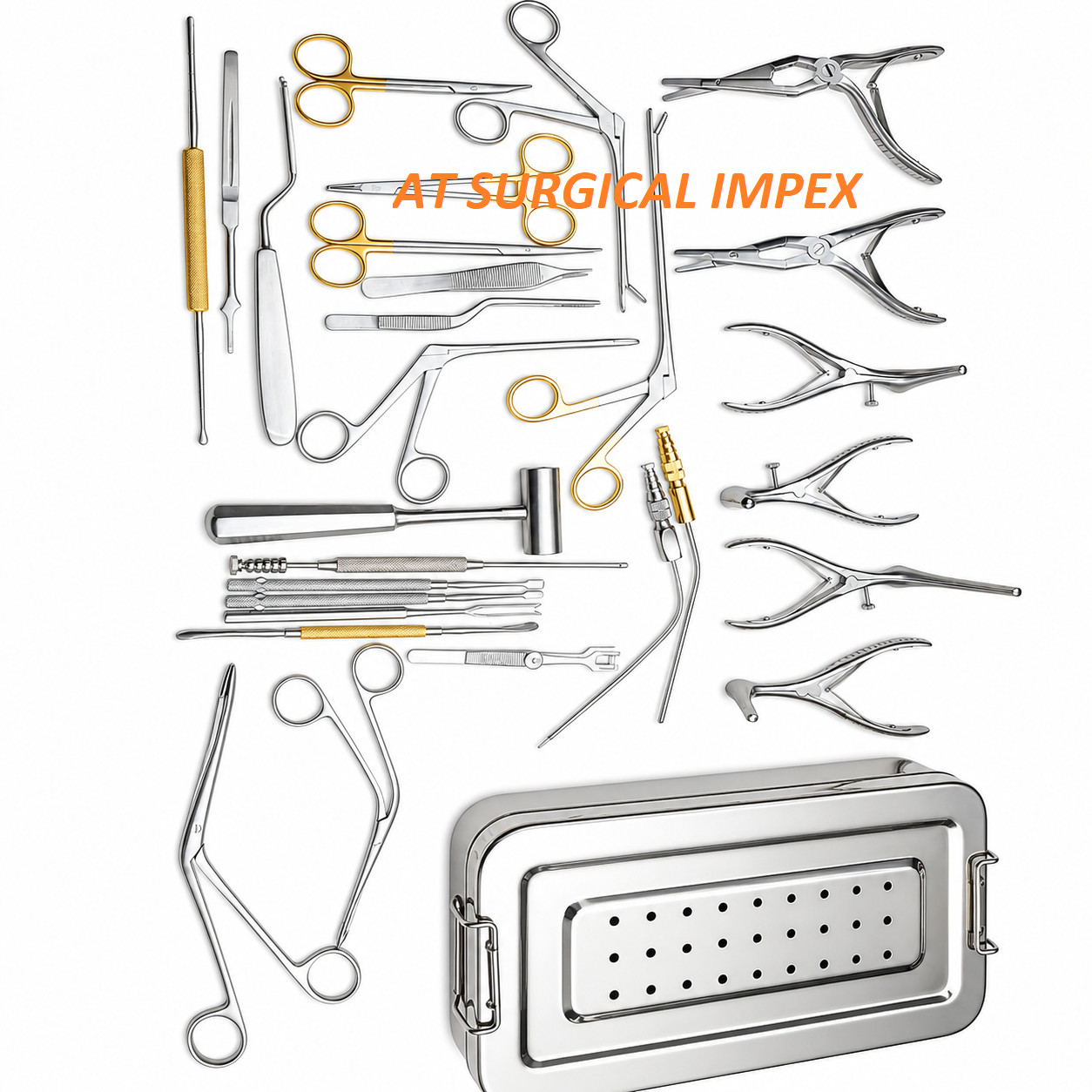 Septoplasty Instruments Set 28 Pcs Nasal Surgery German Steel Tool Kit