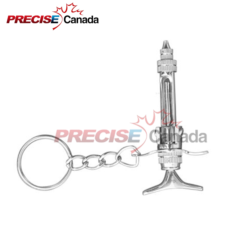 New Dental Aspirating Syringe Key Chain Dentist Surgical Instruments