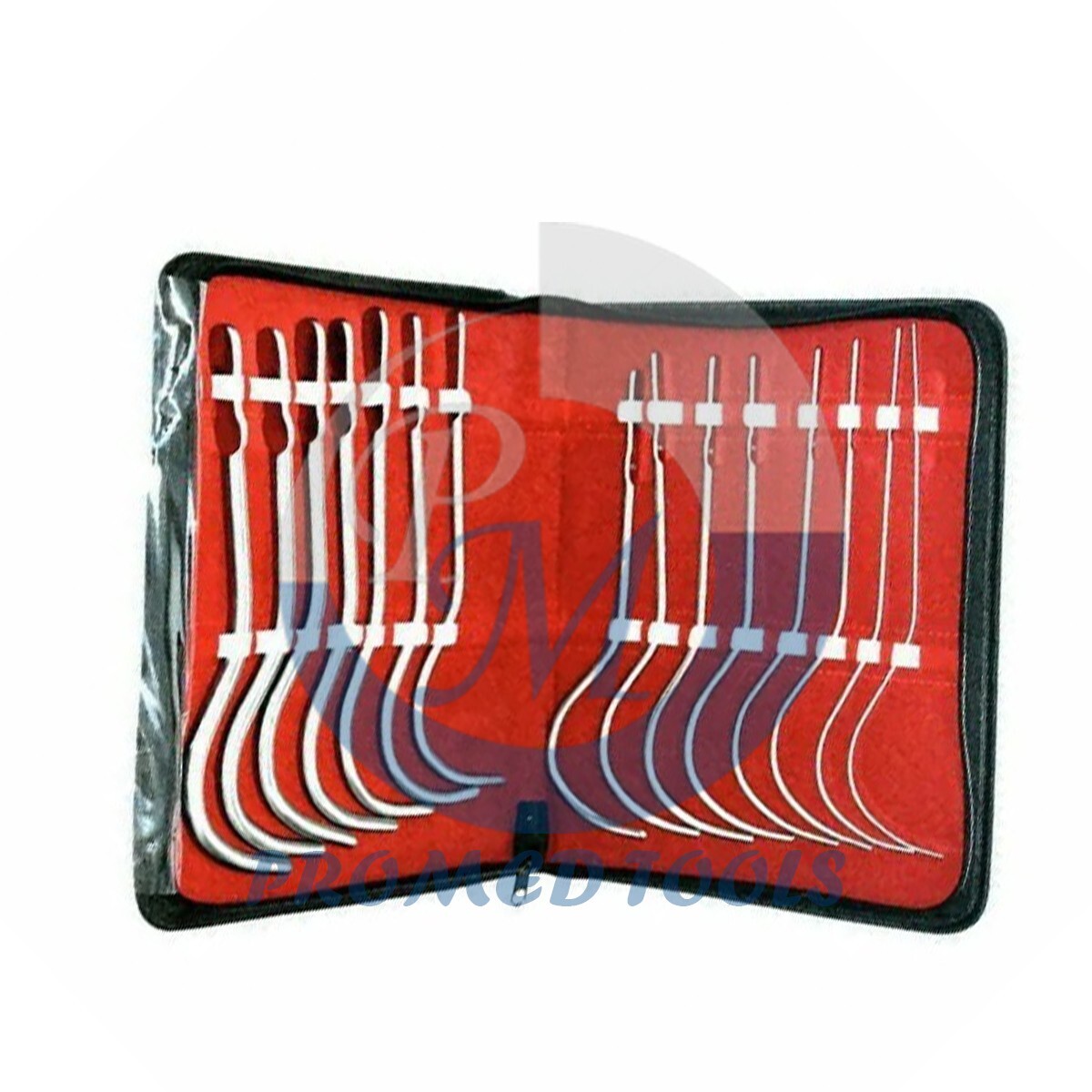 Guyon Urethral Sound Kit Medical Grade Surgical Steel 15Pcs Set