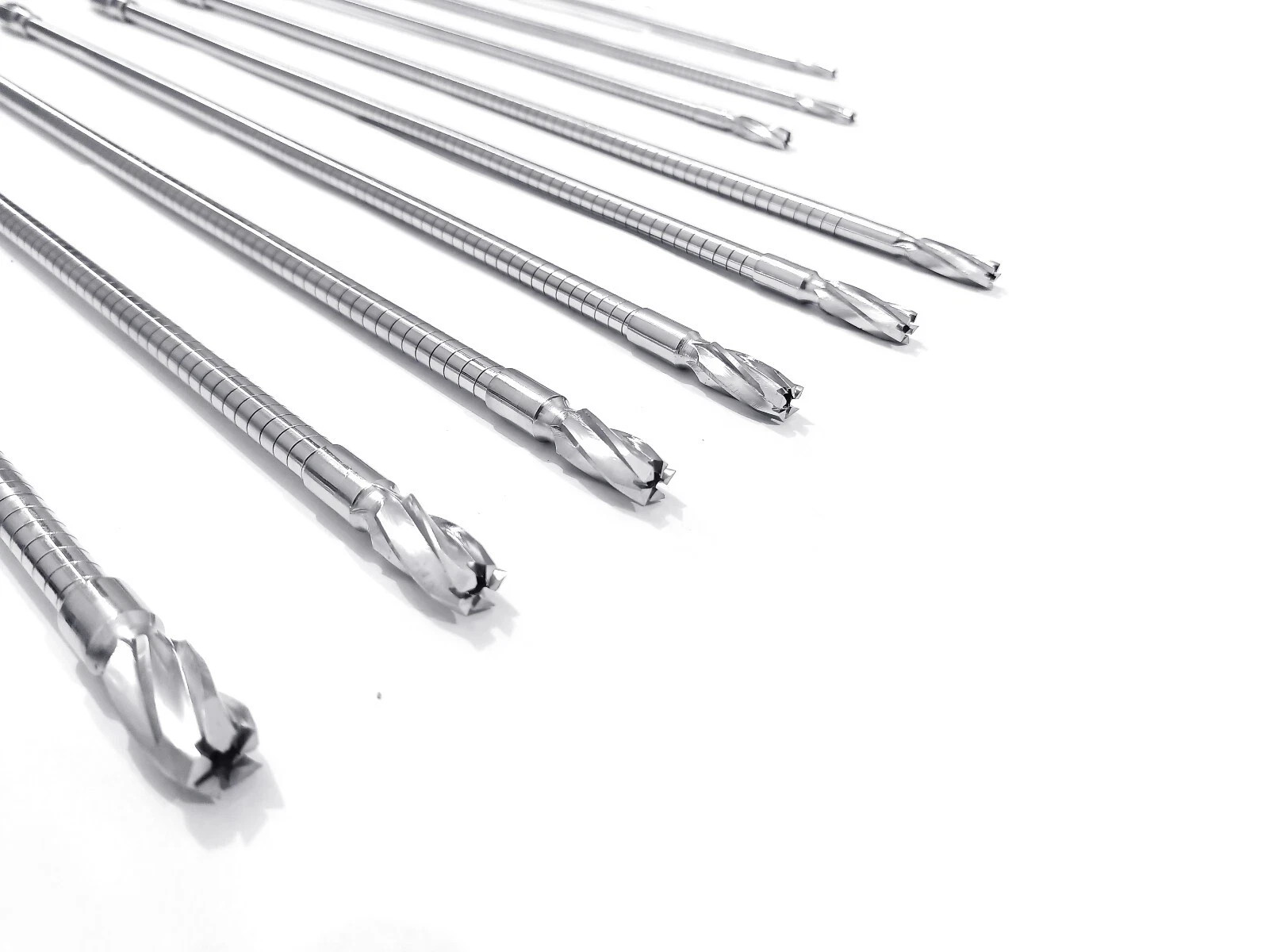 Orthopedic Cannulated Flexible Reamer 6mm to 10mm Lot of 5pcs