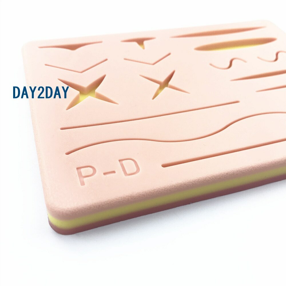 Skin suture model Training Pad Wound silicone suture Practice mat