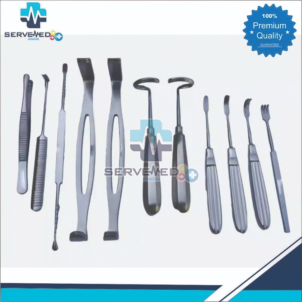 DANIEL GUBISCH RIB HARVEST SET OF 11 Pcs, Plastic Surgery Instruments
