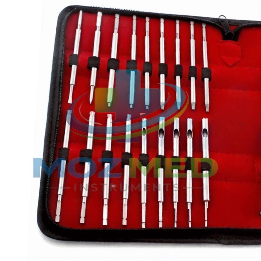 Broken Screw Removal Instrument 19 PCs Set With Case Orthopedics Broken