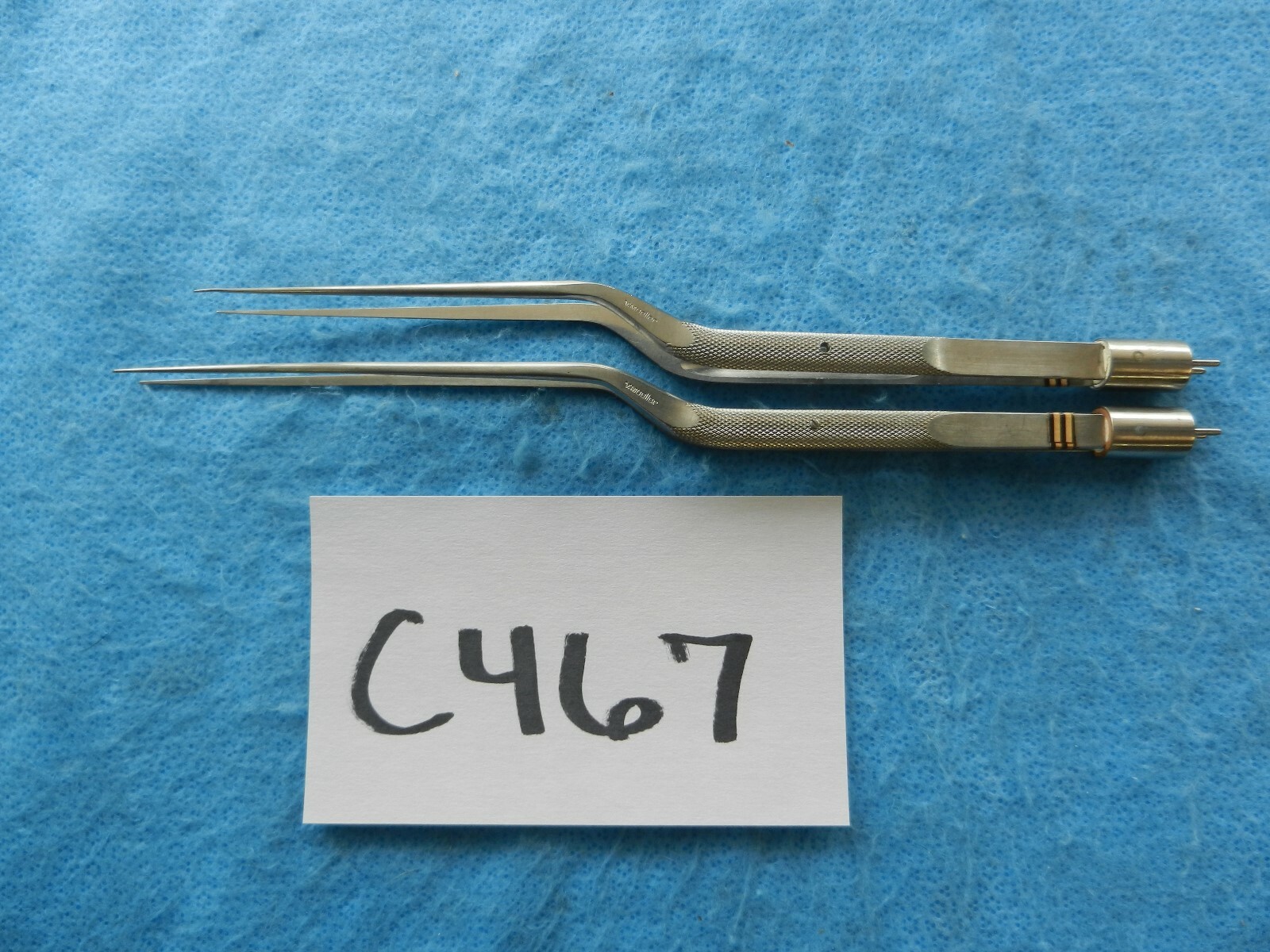 V. Mueller Surgical 0.5mm & 0.7mm Bipolar Forceps Lot Of 2