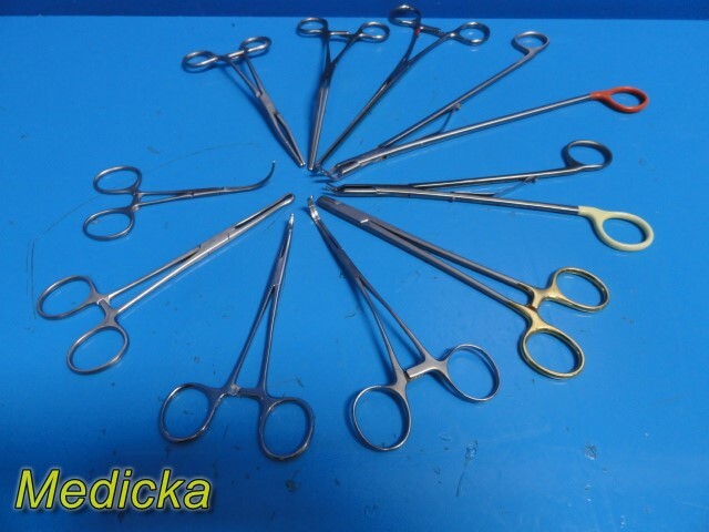 V. Mueller Pilling Codman Assorted Surgical Forceps (Clamp, Ligating) ~ 26491