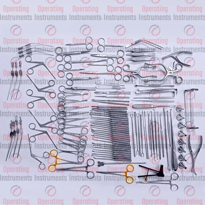 ENT Instruments 101 PCs Set of Tympanoplasty Instruments Micro Ear Surgery
