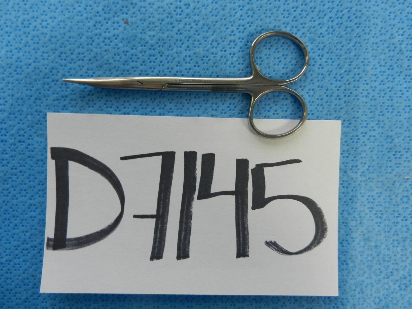 D7145 V. Mueller Stevens Plastic Surgical Curved Tenotomy Scissors 10.2cm OP5690