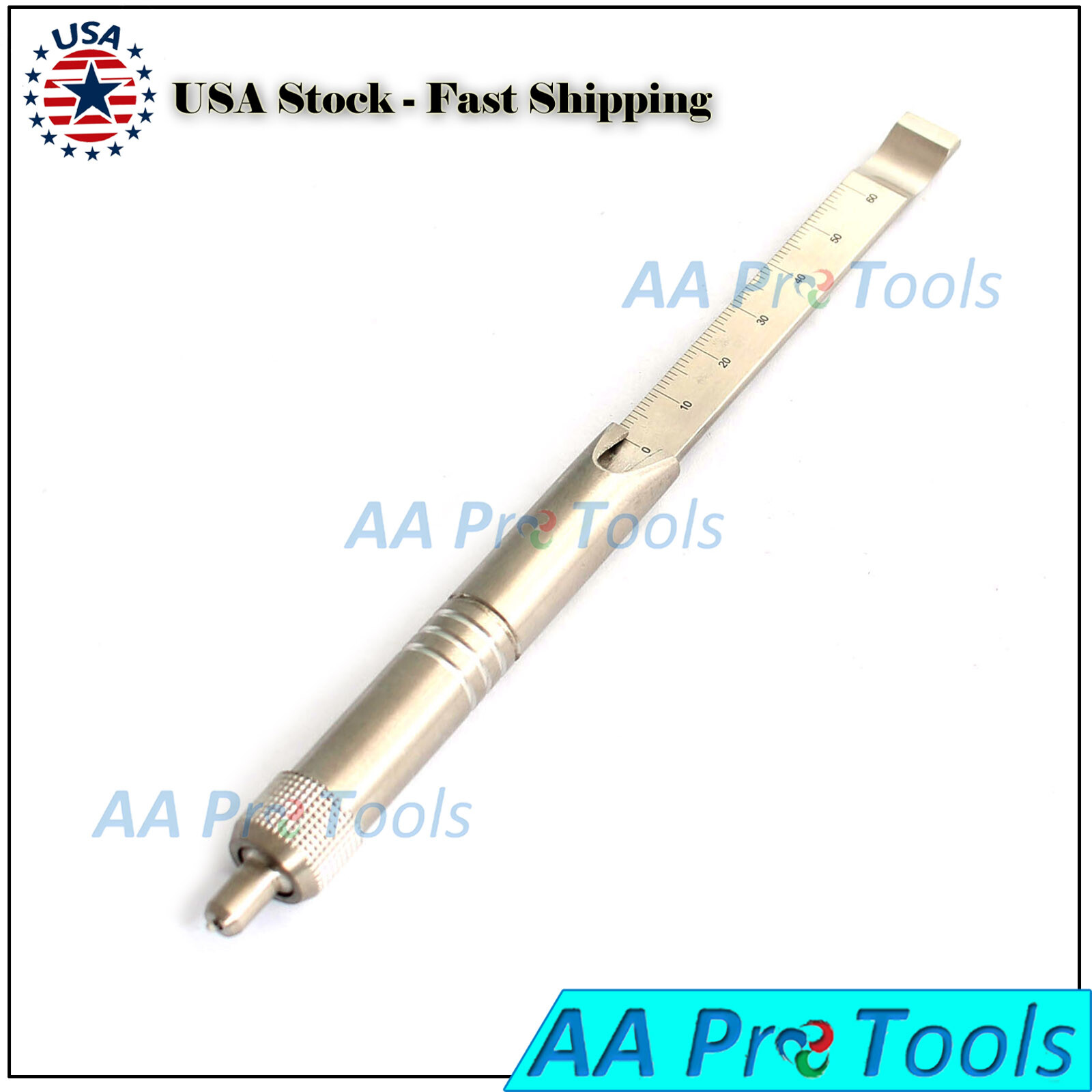 Depth Gauge 0mm to 60mm Orthopedic, Surgical Instruments