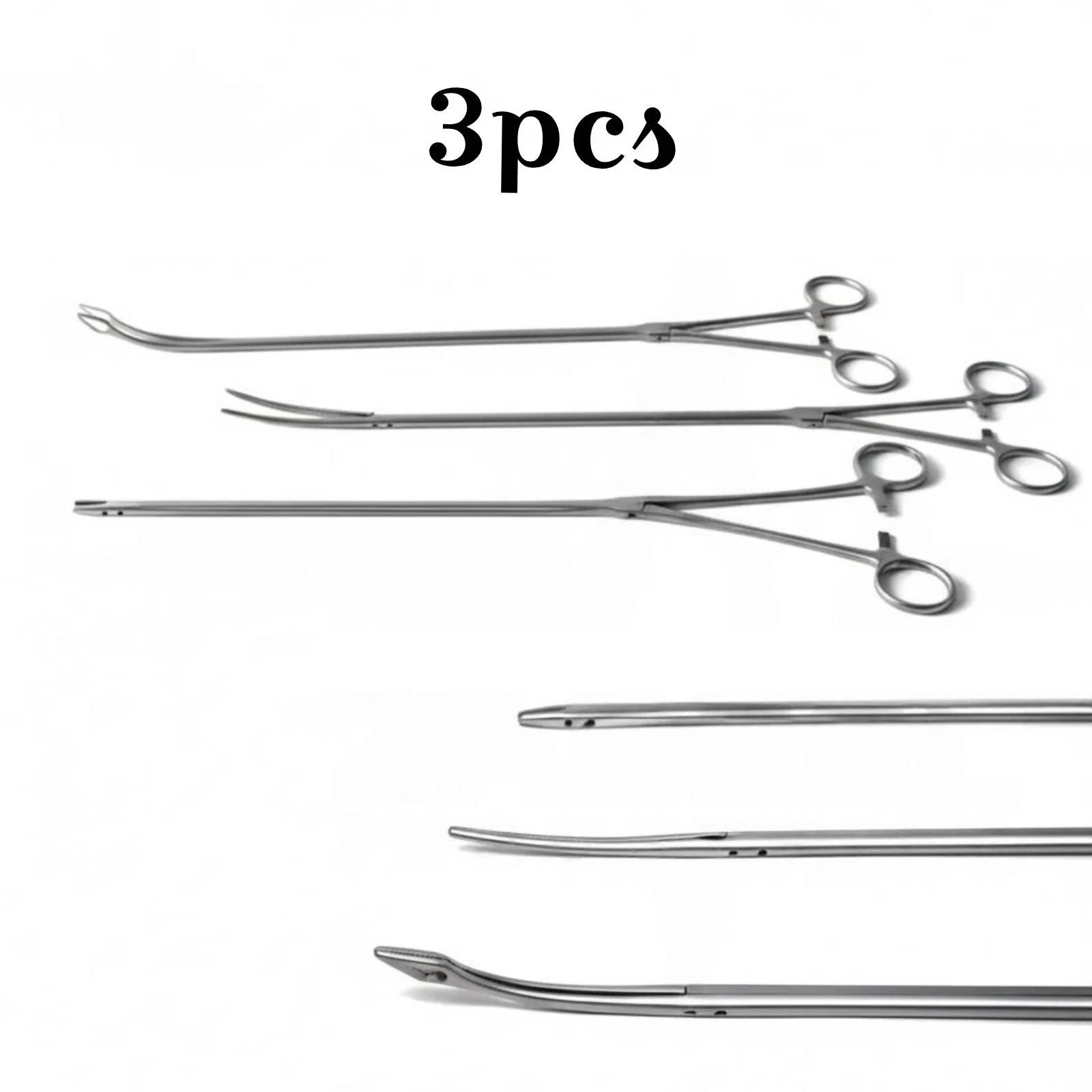 3Pc Thoracoscopic Surgical Instrument Set Thoracic Surgery Laparoscopic Medical