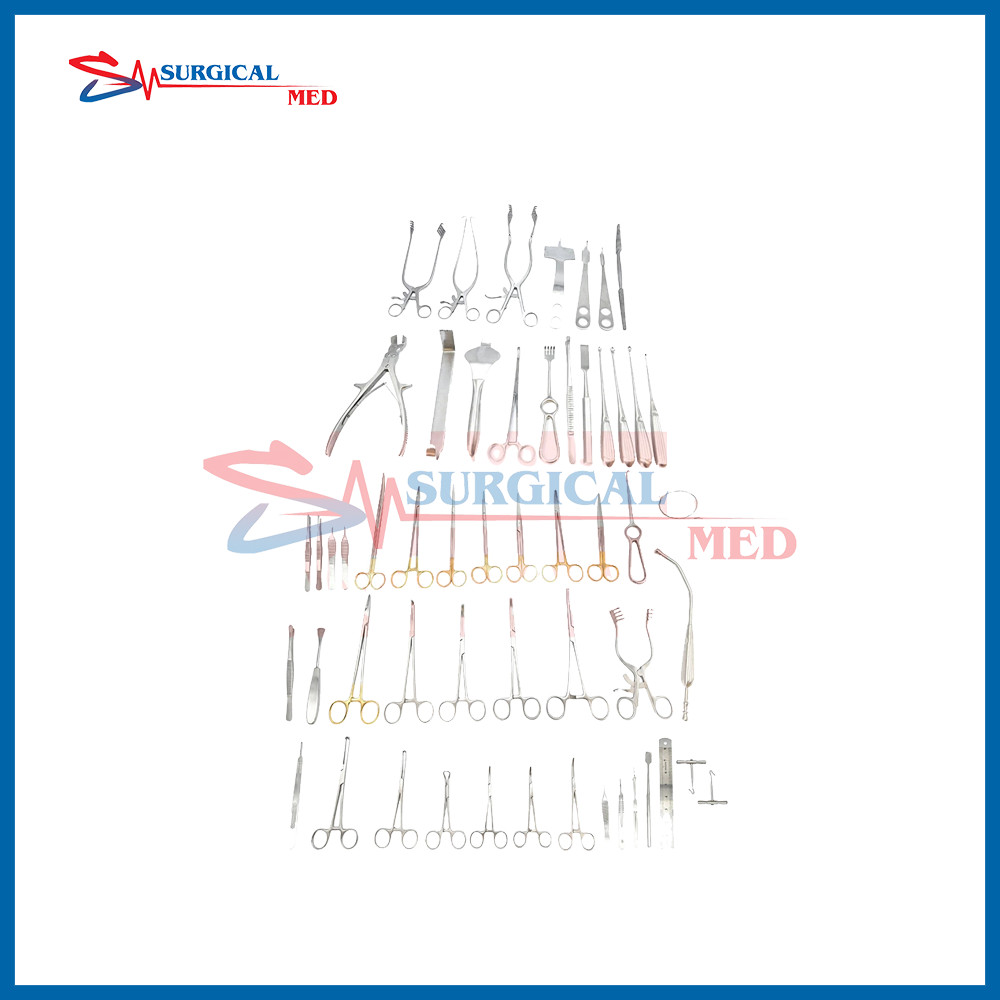 52 Pcs Basic Hip Instrument Set Orthopedic Surgical Stainless Steel