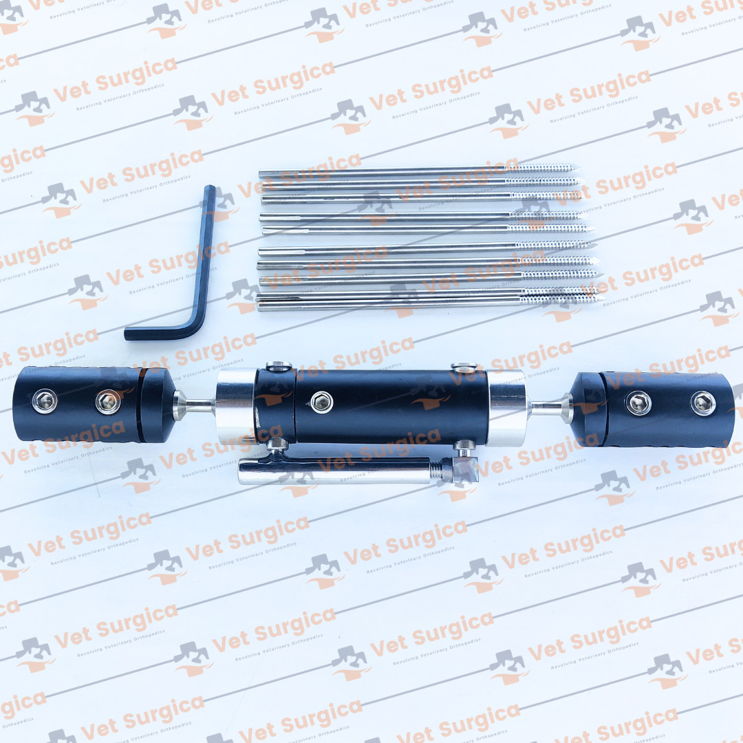 AO External Fixator 5.0mm Schanz Pins & Key 12 Pcs Set