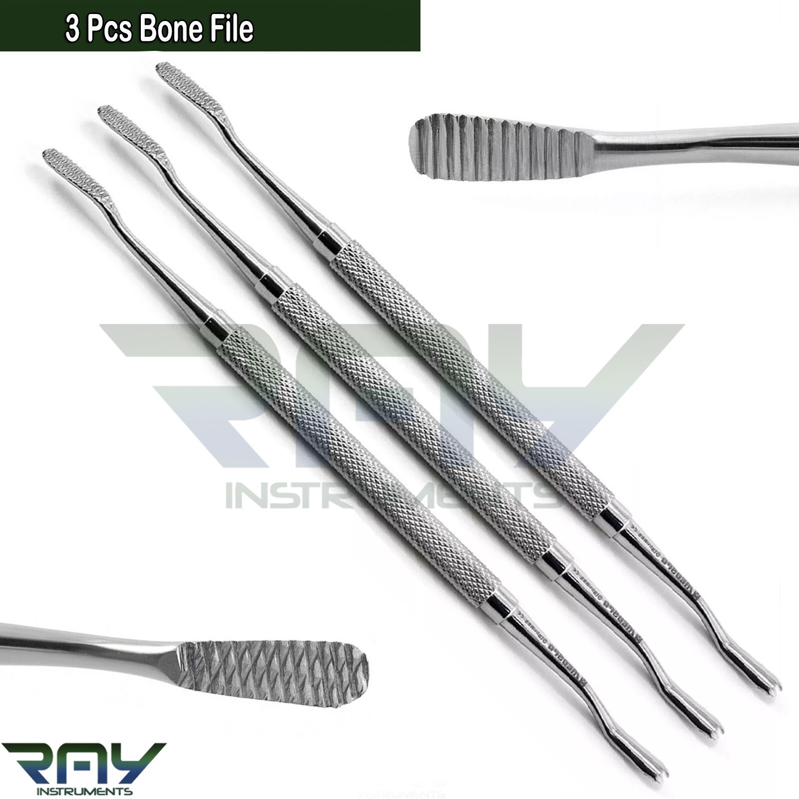 X3 Orthopedic Bone File Miller Oral Surgery Implant Surgical Double Ended Tools