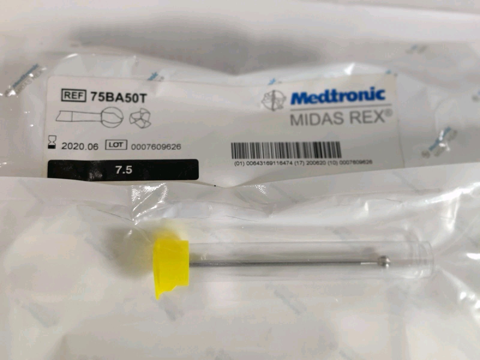 MEDTRONIC MIDASREX DISSECTING TOOL 5MM 75BA50T NEW INPACKING POST DATED