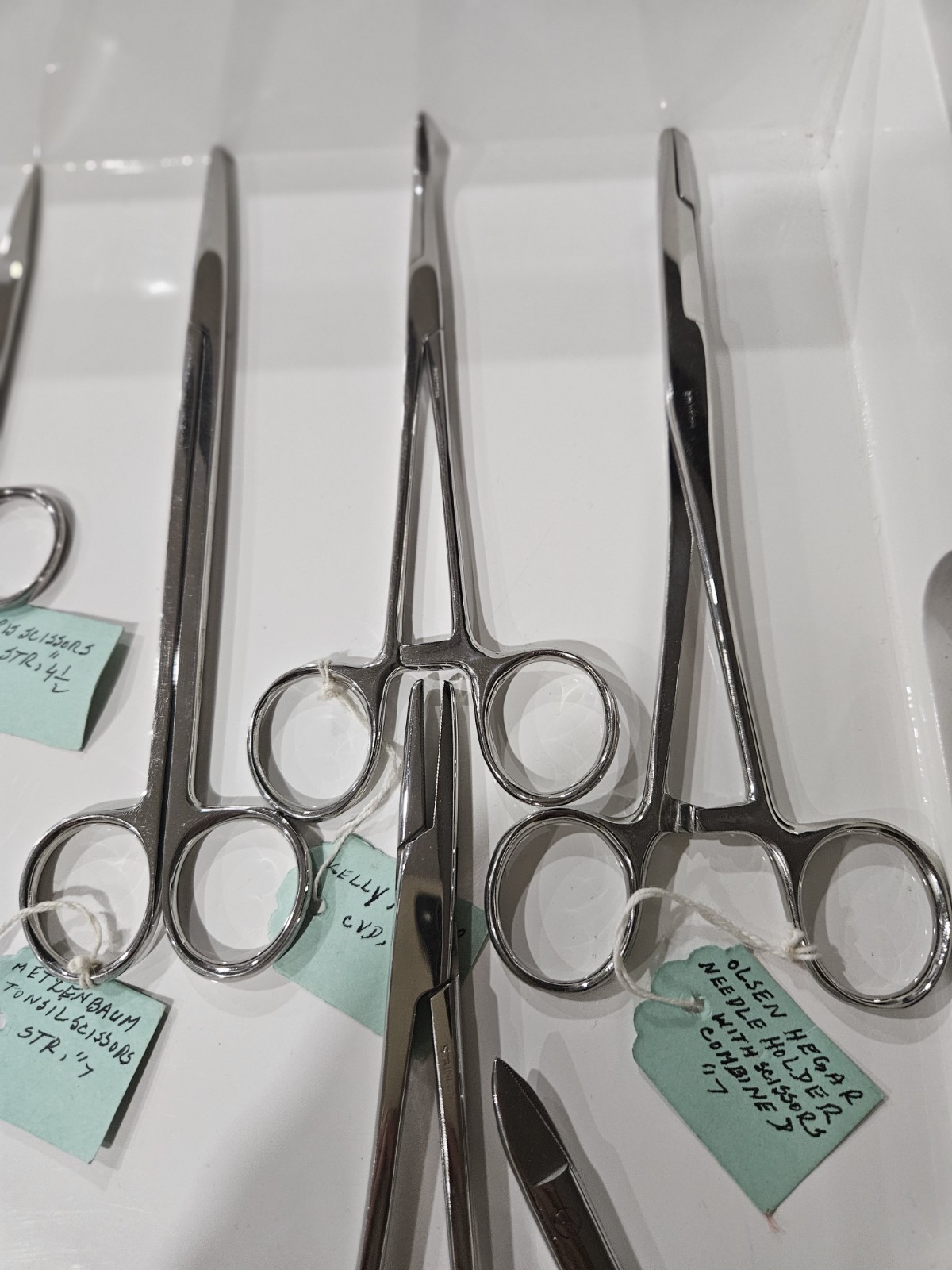 Assorted Lot of 25 Various Brand & Size Of OR Medical Surgical Instruments, S.S